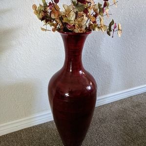 Pier 1 vase and floral stems